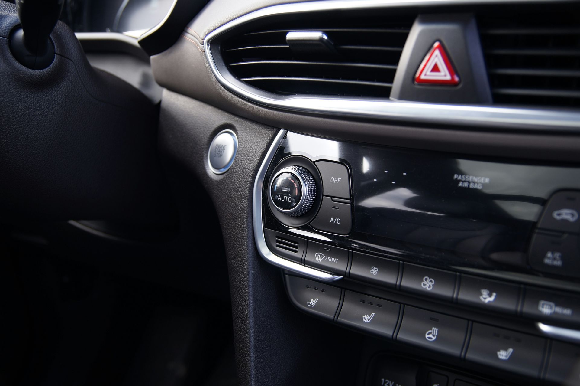 black car stereo turned off